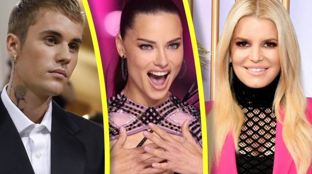 ג'סיקה סימפסון, אדריאנה לימה, ג'סטין ביבר (צילום: רויטרס,Amy Sussman)