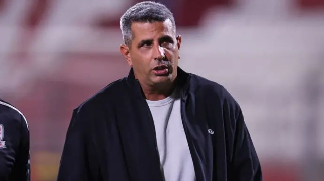 לפני שנתיים, באותו אצטדיון ובאותו מחזור, אימן בצד השני והפסיד. שרון מימר (צילום: מאור אלקסלסי)