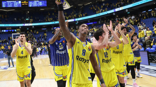 לוני ווקר שחקן מכבי תל אביב (צילום: דני מרון)