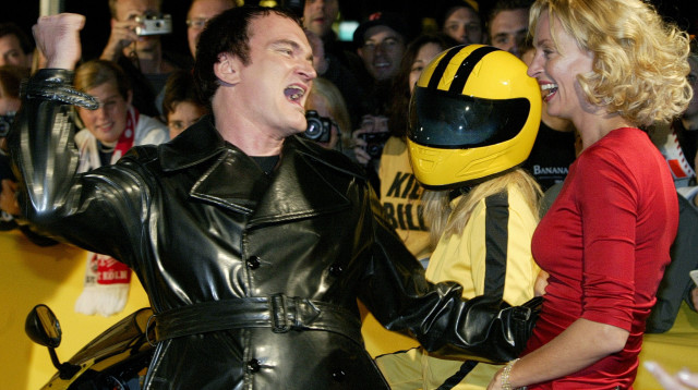 אומה תורמן וקוונטין טרנטינו (צילום: רויטרס)