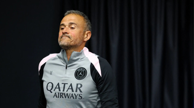 לואיס אנריקה מאמן פריז סן ז'רמן (צילום: רויטרס)