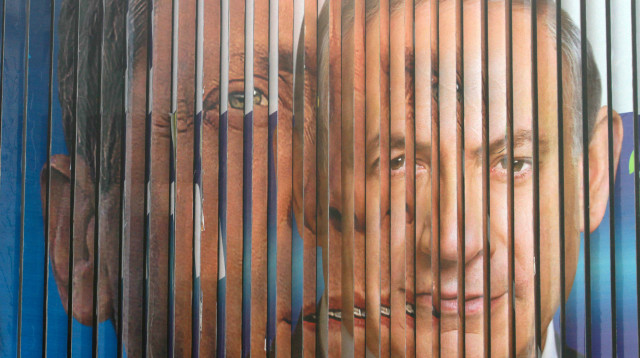 בנימין נתניהו ויצחק הרצוג (צילום: GIL COHEN MAGEN/AFP via Getty Images)