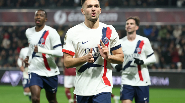 שחקן פריז סן ז'רמן, גונסאלו ראמוס (צילום: רויטרס)