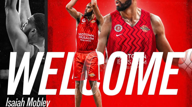 אייזיאה מובלי, הפועל ירושלים (צילום: אתר רשמי, הפועל ירושלים בכדורסל)