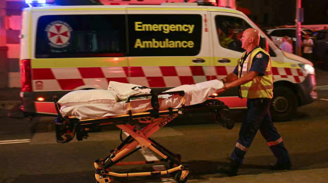 הפיגוע באוסטרליה (צילום:  Saeed KHAN / AFP)