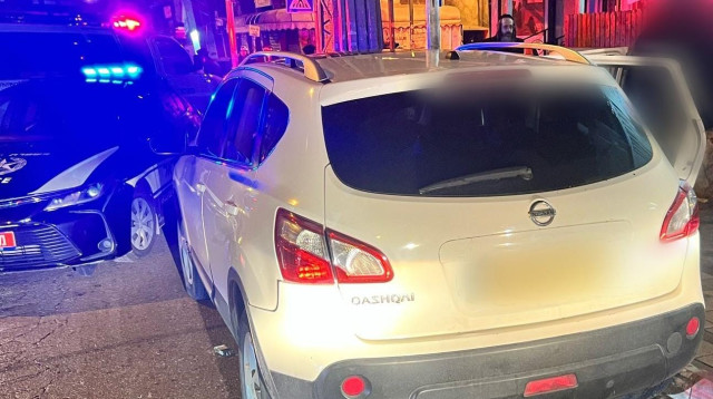 הרכב של הכנופייה בבני ברק  (צילום: דוברות המשטרה)