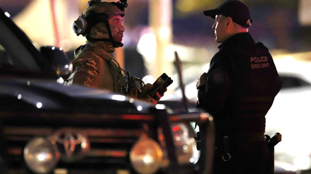 זירת הפיגוע באוסטרליה (צילום:  Darrian Traynor)