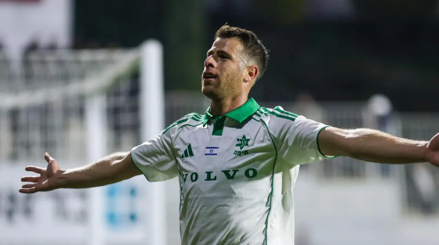 גיא מלמד שחקן מכבי חיפה (צילום: קובי אליהו)