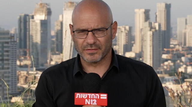 אוהד חמו בערוץ 12 (צילום: ערוץ 12)