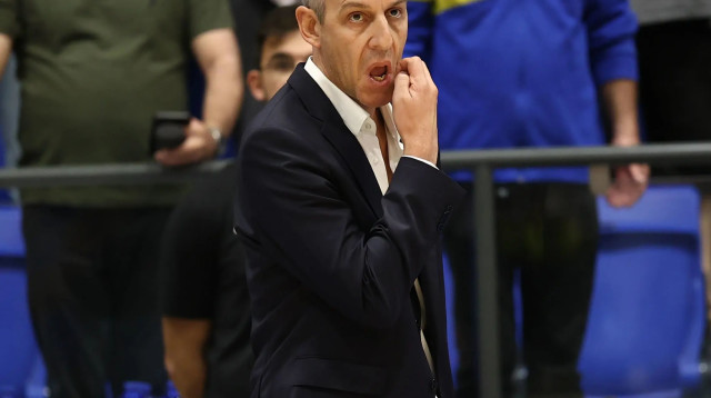 מאמן מכבי תל אביב, עודד קטש (צילום: דני מרון)