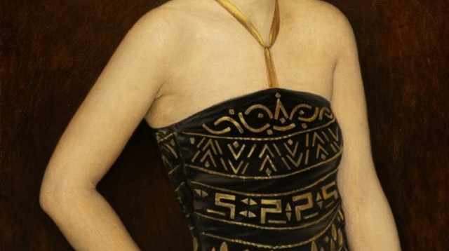 אימרה גוט, דיוקן אשה, 1928 (צילום: דניאל חנוך)