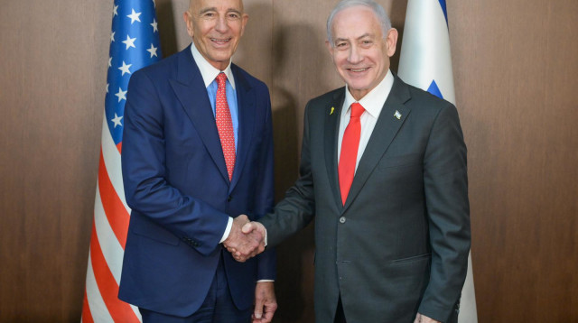 בנימין נתניהו וטום ברק (צילום: מעיין טואף, לע"מ)