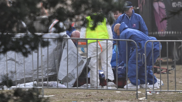 זירת הפיגוע בסידני (צילום: רויטרס)