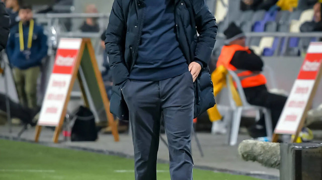 מאמן מכבי תל אביב ז'ארקו לאזטיץ' (צילום: אריאל שלום)