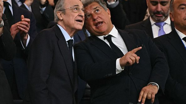 ז'ואן לאפורטה ופלורנטינו פרס (צילום: JAVIER SORIANO)