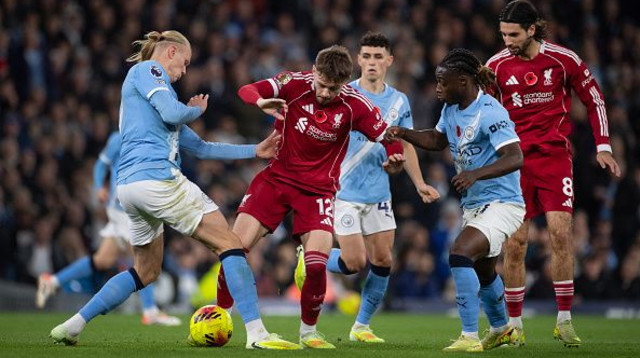 מנצ'סטר סיטי נגד ליברפול במפגש האחרון ביניהן (צילום: Visionhaus / Contributor)