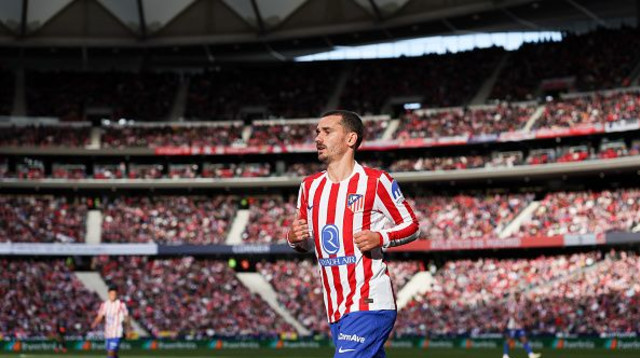 אנטואן גריזמן חוגג במדי אתלטיקו מדריד (צילום: Flor Tan Jun)