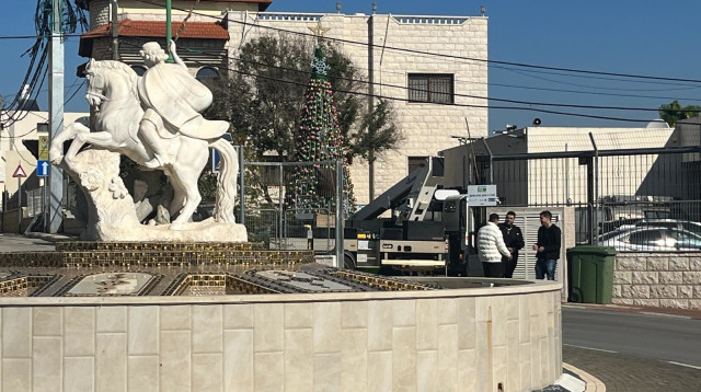 הכיכר המרכזית ברג׳ר (צילום: אבי אשכנזי)