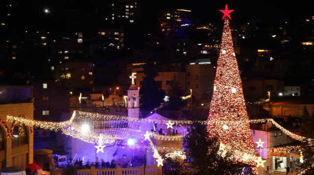 אירועי חג המולד בנצרת (צילום: מועצת העדה האורתודוקסית נצרת)