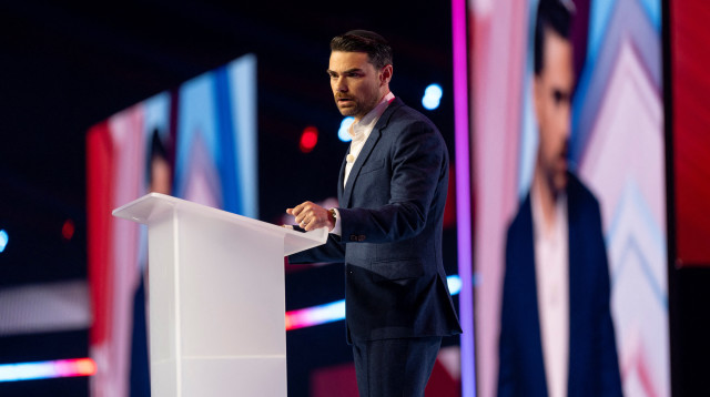 בן שפירו בוועידת "אמריקה פסט" באריזונה (צילום: רויטרס)