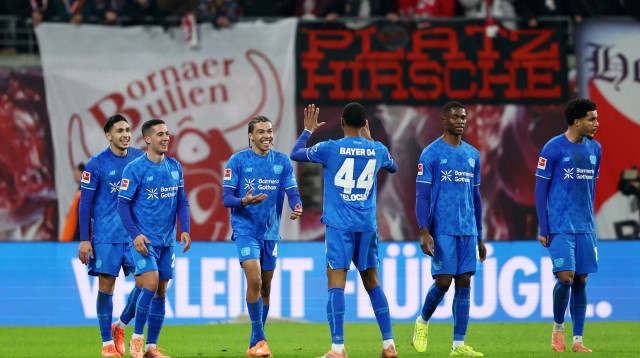 שחקני באייר לברקוזן חוגגים (צילום: אימג'בנק  GettyImages, Maryam Majd)