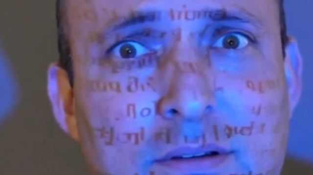 נפתלי בנט בבינה מלאכותית, מתוך סרטון של קבוצת ההאקרים האיראנית "חנדלה" (צילום: צילום מסך רשתות ערביות)