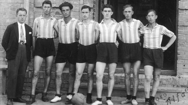 ספורטאים ממועדון חשמונאי לבוב, 1930-39 (צילום: הארכיון הלאומי הפולני)