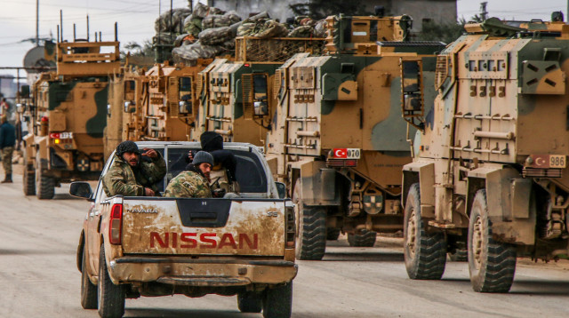 צבא טורקיה בסוריה  (צילום: Ali Syria/Flash90)