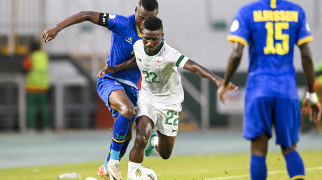 קינגס קאנגווה במדי נבחרת זמביה, ינואר 2024 (צילום: GettyImages, SIA KAMBOU/AFP)