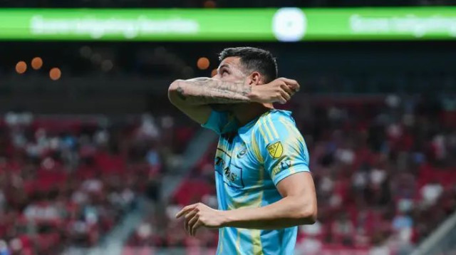 מחליף קבוצות ב-MLS. בריבו (צילום: אתר רשמי, מתוך הטוויטר של פילדלפיה יוניון)