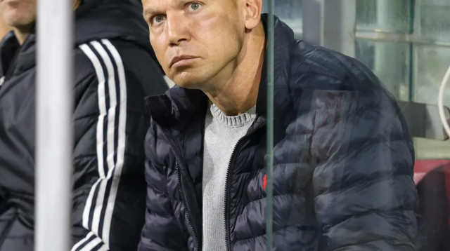 ברק בכר מאמן מכבי חיפה (צילום: קובי אליהו)