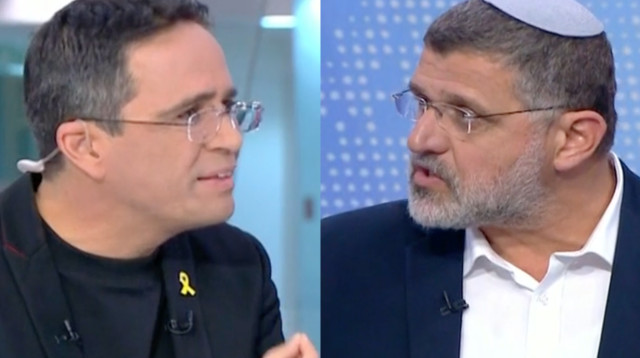 אביחי בוארון, אלמוג בוקר (צילום: צילום מסך ערוץ 12)