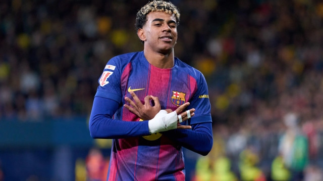 שחקן ברצלונה, לאמין ימאל (צילום: GettyImages, Mateo Villalba)