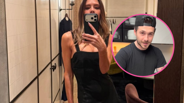 ויקטוריה בקהאם, ברוקלין בקהאם (צילום: אינסטגרם)