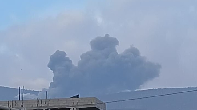 תקיפה בלבנון  (צילום: רשתות ערביות)