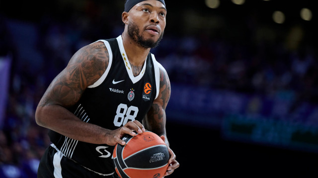 טייריק ג'ונס שחקן פרטיזן בלגרד (צילום: GettyImages, Borja B. Hojas)