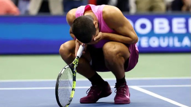 עוד תואר מרגש. אלקראס (צילום: רויטרס)