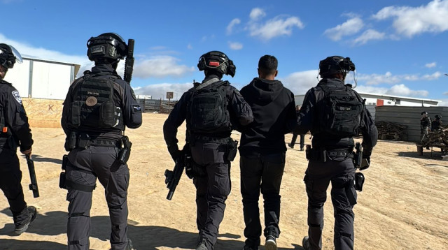 כוחות משטרה בנגב (צילום: דוברות המשטרה)