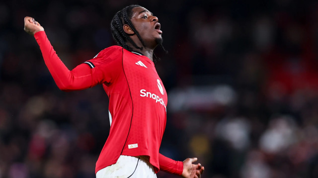 שחקן מנצ'סטר יונייטד איידן הבן (צילום: GettyImages, Robbie Jay Barratt - AMA)