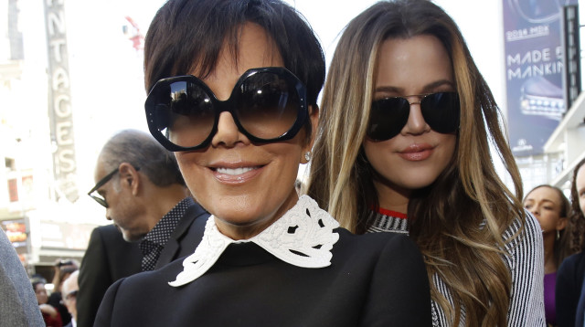 קלואי קרדשיאן וקריס ג'נר (צילום: רויטרס)