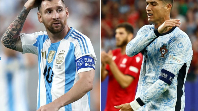 רונאלדו ומסי (צילום: עיבוד תמונה, רויטרס, GettyImages)