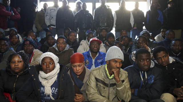 מהגרים בבריסל, בלגיה (צילום: רויטרס)