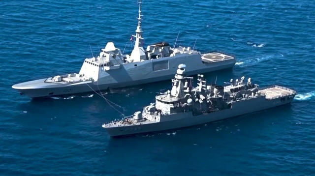 חיל הים המצרי (צילום: רשתות ערביות)