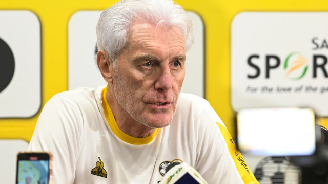 מאמן נבחרת דרום אפריקה, הוגו ברוס (צילום: GettyImages, Gallo Images)