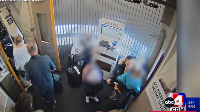 תיעוד האם והילדים (צילום: ABC4 Utah/YouTube)