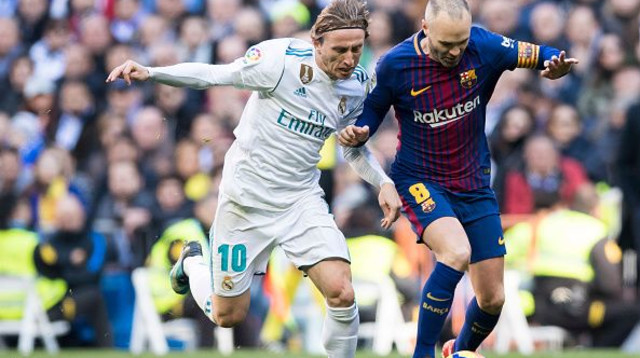 אנדרס אינייסטה, לוקה מודריץ' (צילום: Getty images)