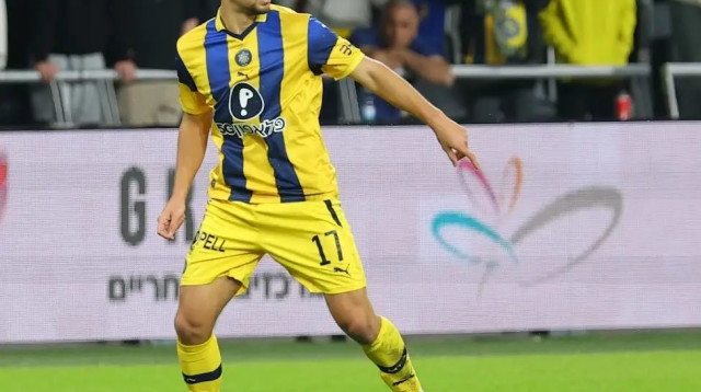 שחקן מכבי תל אביב, כריסטיאן בליץ' (צילום: אודי ציטיאט)