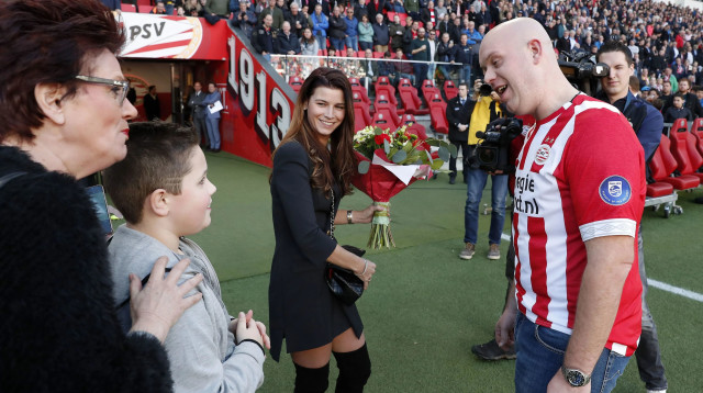 מייקל ואן חרוון לצד דפנה חוברס בימים טובים יותר (צילום: GettyImages, VI-Images)