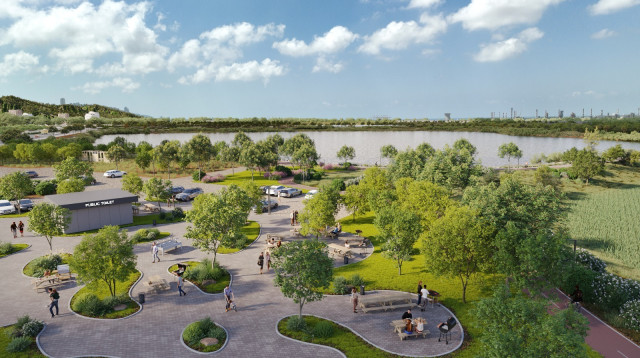  פארק האגמים של נשר (צילום: עיריית נשר)