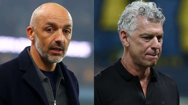 מיטש גולדהאר וז'ארקו לאזטיץ' (צילום: דני מרון)